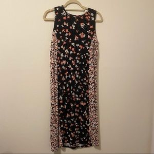 J. Jill - Black Floral Paneled Maxi Dress - Sz SP